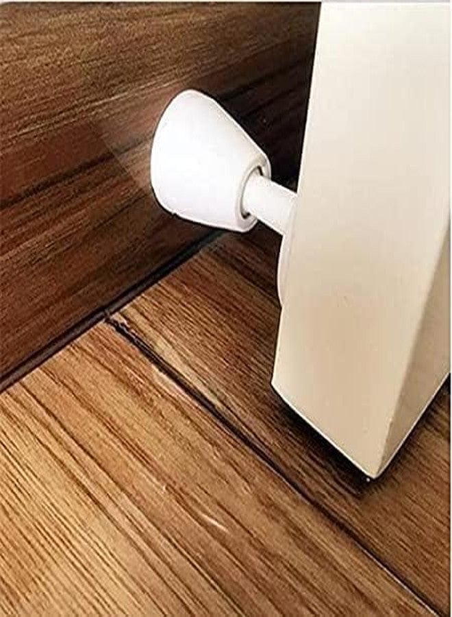 Rexez Door Stopper Floor Holder Anti Collision Door Bumper Strip Rubber Doorstop Wedge 3m Double-Sided Tape Hidden Sticker Floor Mounted Door Stopper (1 pcs) - Image 5